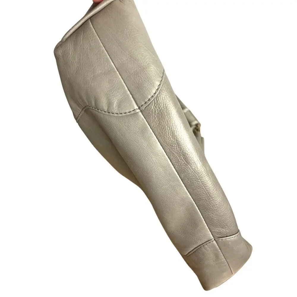 MICHAEL‎ KORS COLLECTION Tonne Taupe/Tan Calfskin/Snakeskin Hobo Bag